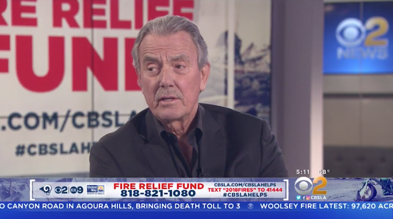 The 'Young and the Restless' Star Eric Braeden Shares 2018 California Wildfires Experience