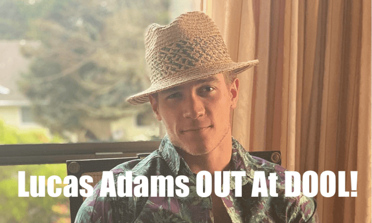 'Days of Our Lives' Spoilers: Lucas Adams (Tripp Dalton) Out At DOOL!