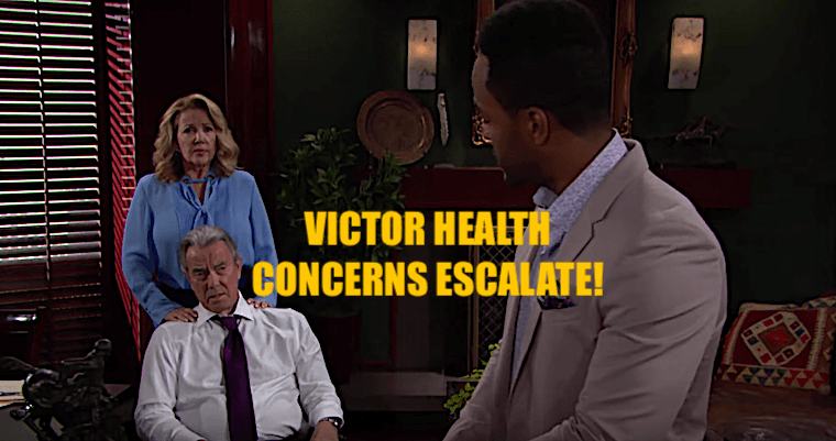 'Young and the Restless' (Y&R) Spoilers: Victor Health Concerns Escalate!