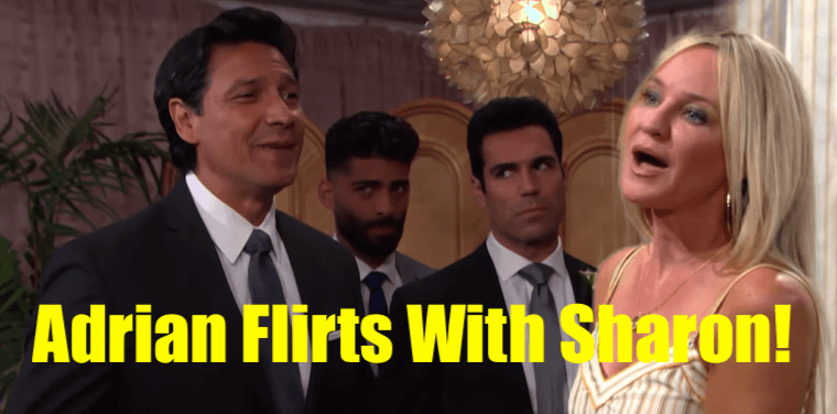 'Young and the Restless' Spoilers Tuesday, August 20: Adam Shocks Sharon With Marriage Proposal, Adrian Shocks Son Rey By Flirting With His Ex Sharon!