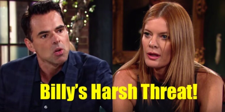 'Young and the Restless' Spoilers Wednesday, August 21: Billy Issues a Threat To Phyllis!
