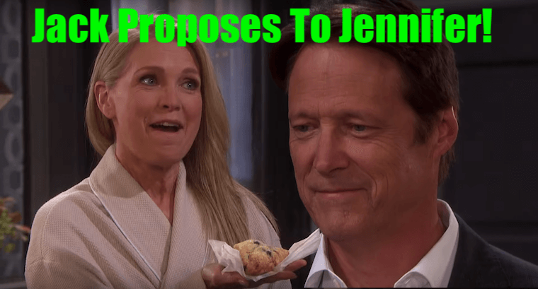 'Days of Our Lives' Spoilers Next Week: Ring In a Scone - Jack Proposes To Jennifer, JnJ About To Make It Official...Again!