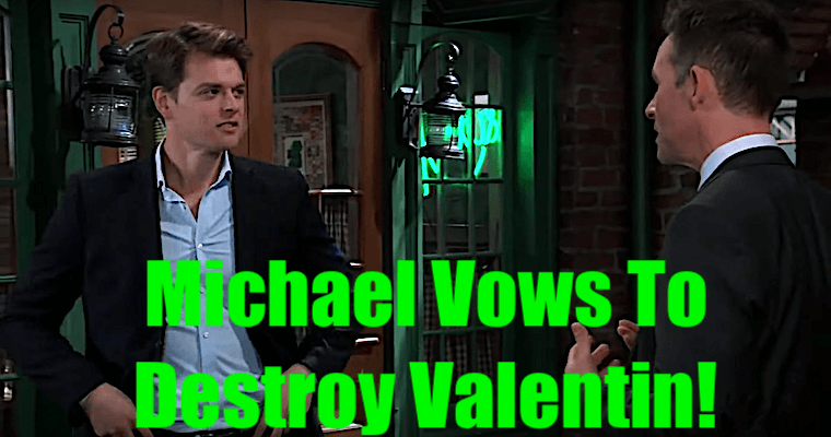 'General Hospital' Spoilers: Massive War Brewing - Michael Huge Stand To Valentin, Promises To Ruin Him!