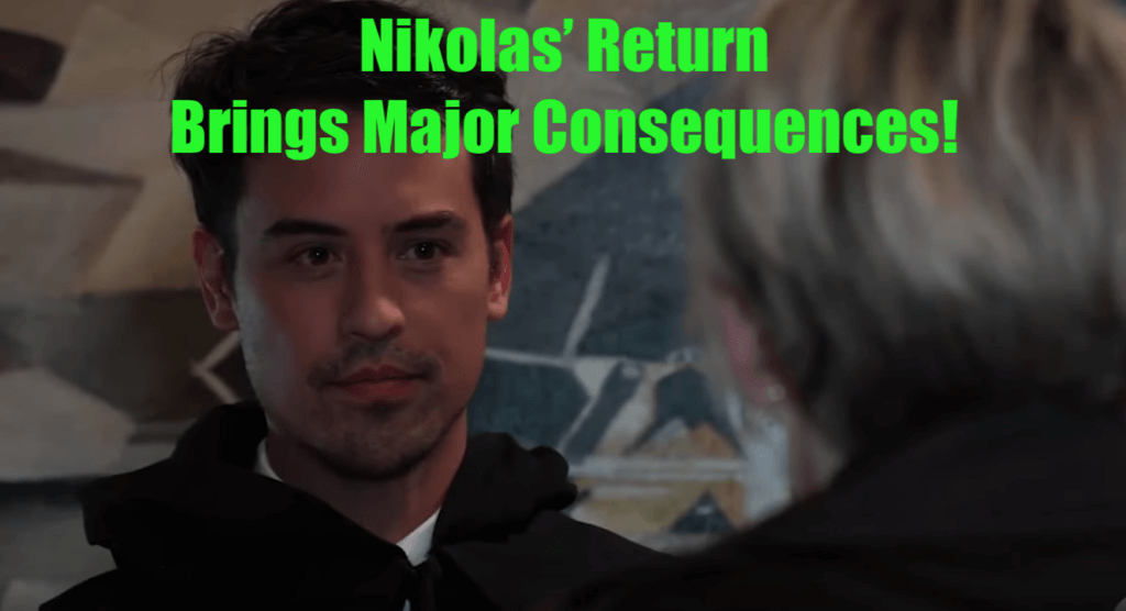 'General Hospital' spoilers: Nikolas' (Marcus Coloma) Return Brings Massive Consequences, Ava Already In Shadybrook!
