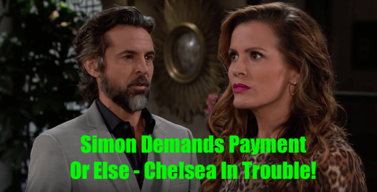 'Young and the Restless' Spoilers Monday, November 4: Simon Black Threatens Chelsea Over Calvin's Debt, Demands Payment Or Else - Theo VS Kyle Feud Escalates!