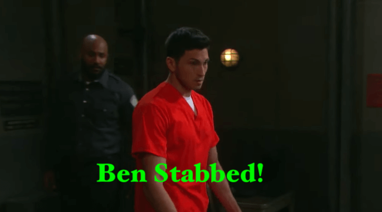 'Days of Our Lives' Spoilers Tuesday, December 3 Update: Clyde Stabs Ben, Ends In Solitary - Ben's Legal Trouble Worsen!