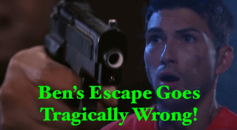 NBC 'Days of Our Lives' Spoilers Monday, February 10: Clyde & Ben Weston Escape Goes Tragically Wrong, Ben Shot - Marlena Makes Huge Sacrifice To Save John - Stefano's Charade Done, Comes To Blows With Chad!