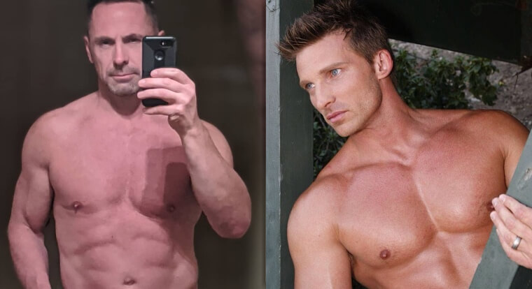 ABC 'General Hospital' Spoilers (Poll): William DeVry (Julian Jerome) Takes On Steve Burton (Jason Morgan) In the Shirtless Challenge - Vote For Sexiest Bod Now!