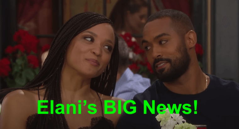 NBC 'Days of Our Lives' Spoilers: Zoey (Alyshia Ochse) faces off - Eli and Lani (Elani) Share Huge News; Steve gets advice