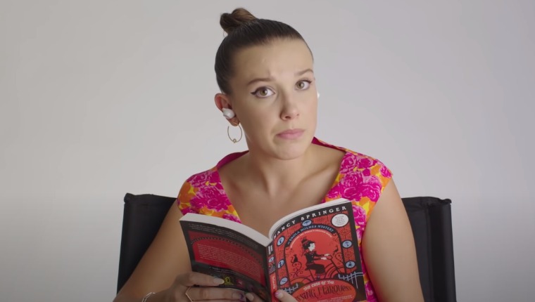 Netflix's 'Enola Holmes' Star Millie Bobby Brown Reads From The Novel