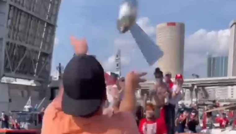 The Tampa Bay Buccaneers Celebrate Their Super Bowl Win With A Loud And Fun Boat Parade