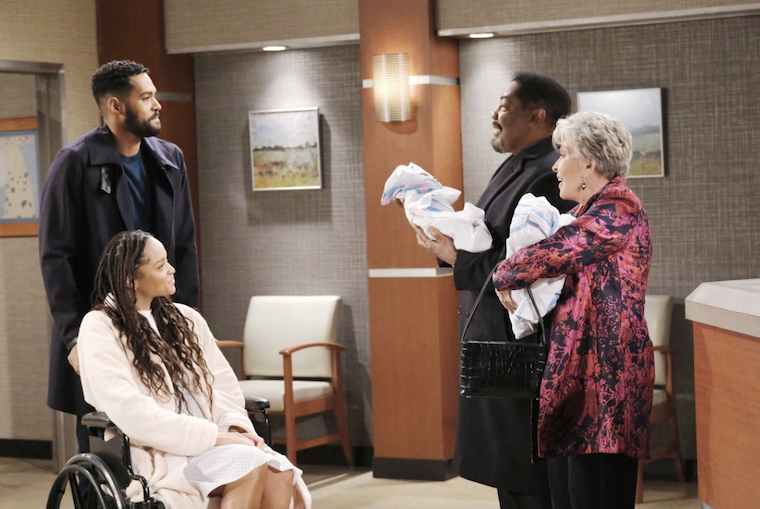 nbc days of our lives spoilers eli lani julie abe babies