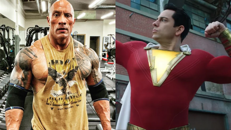 Is Dwayne 'The Rock' Johnson Throwing Shade At Zachary Levi For His "Padded" Suit?