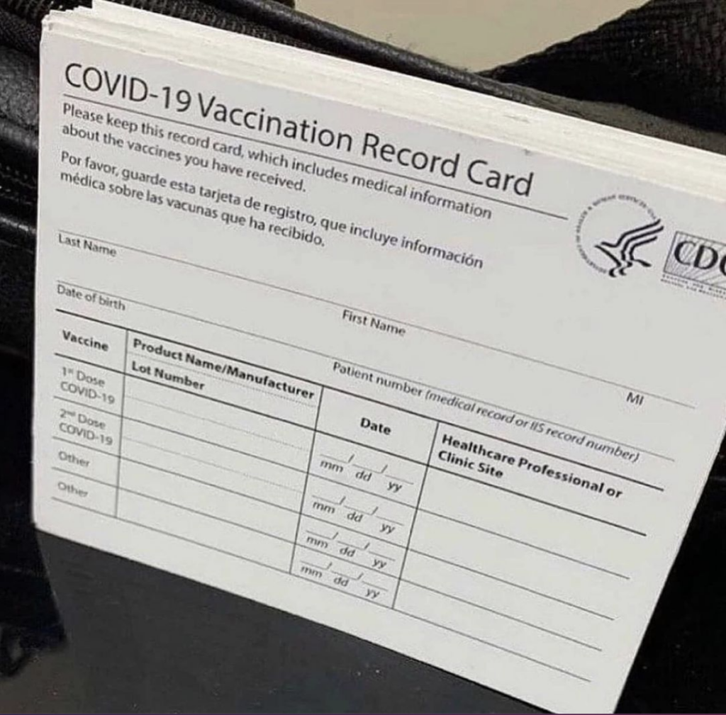 False Vaccination ID Documents Are On The Rise
