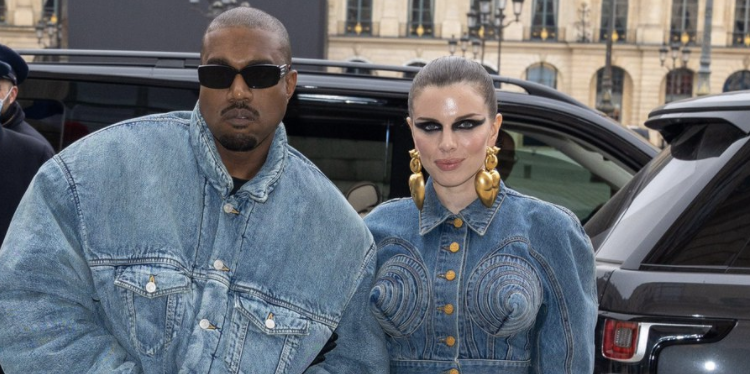 Kanye West And Julia Fox