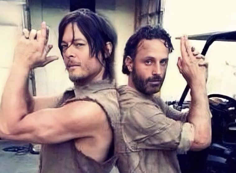norman reedus andrew lincoln the walking dead