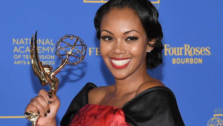 'The Young And The Restless' Spoilers: Mishael Morgan (Amanda Sinclair) Wins An Emmy For Outstanding Lead Actress In A Drama Series