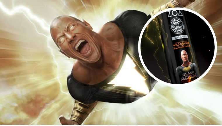Dwayne 'The Rock' Johnson Partners With DC For A Limited Edition Collectors Black Adam Zoa Energy Drink