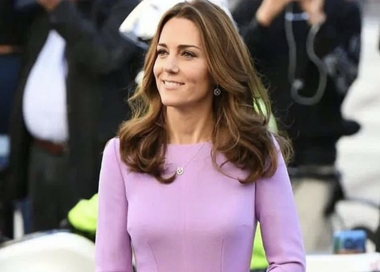 kate middleton in purple new pic