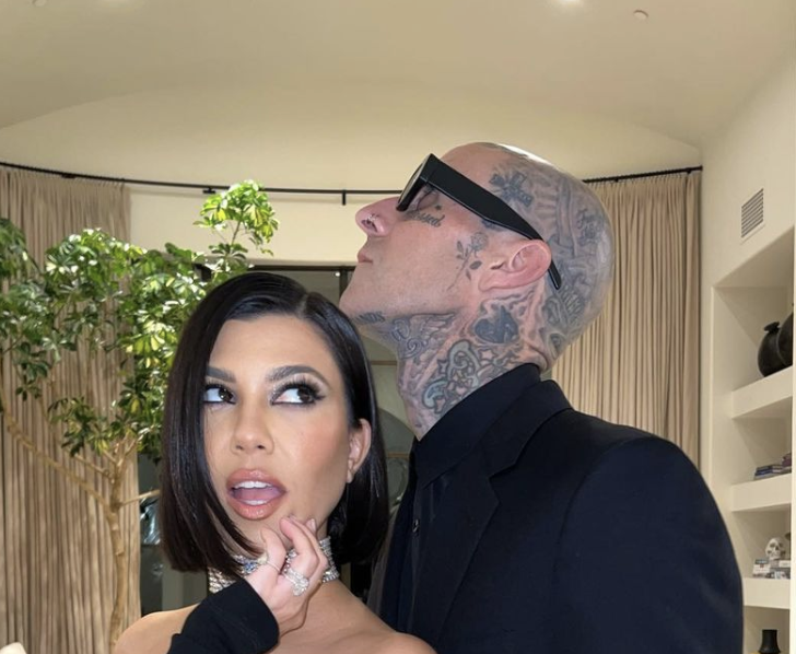 Kourtney Kardashian And Travis Barker Make Out At The GQ Men Of The Year Party