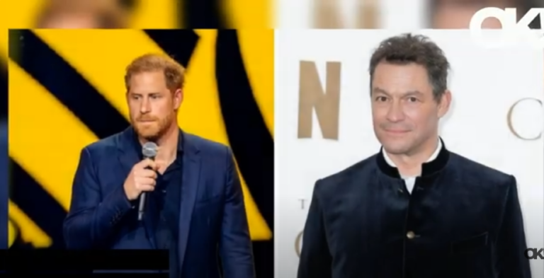 Prince Harry and Dominic West are not speaking