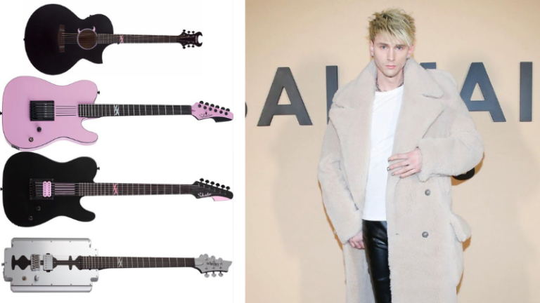 Rapper/Actor Machine Gun Kelly Gets RIPPED Apart Online For His New 'Razor Blade' Guitar