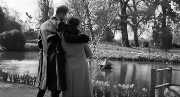 Harry and Meghan Markle at Frogmore Cottage