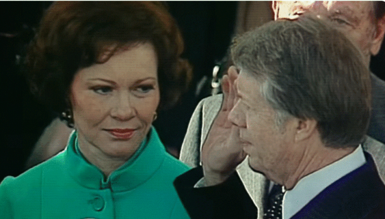 James Carter being Sworn In as President