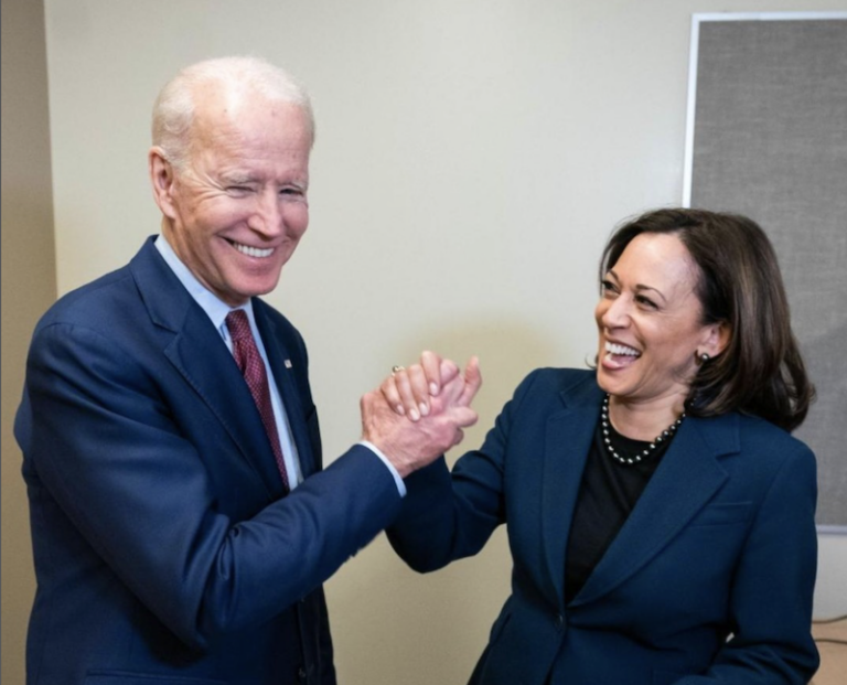 joe biden and kamala harris before election day 2024