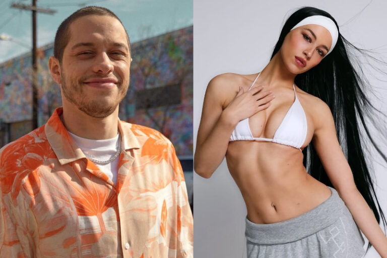 Pete Davidson and Elsie Hewitt Go Instagram Official As Cozy Robe Video Sparks Social Media Frenzy pete davidson elsie hewitt