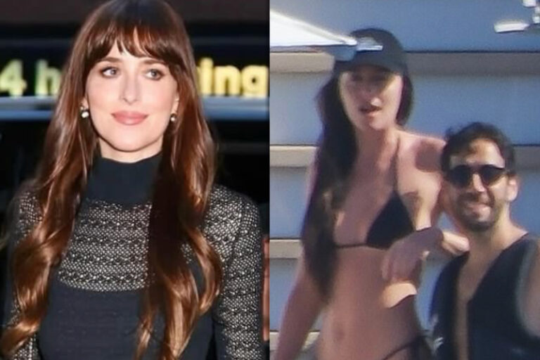 dakota johnson and mystery man after chris martin split