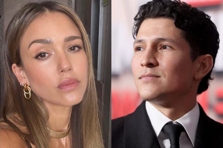 jessica alba and danny ramirez kiss