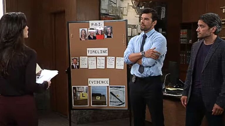 General Hospital spoilers Anna goes over the case with Chase and Dante GH