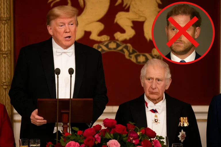 donald trump king charles prince harry