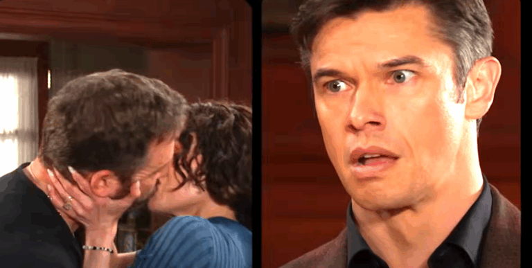 Sarah and Brady kiss as Xander is furious