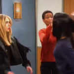 Sophia about to slap Holly