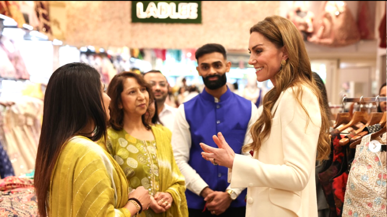 Kate Middleton at Hindu temple