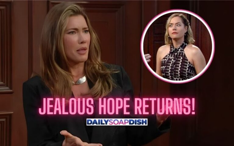 Jealous Hope Returns! Becomes Obsessed With Completely Destroying Steffy on B&B?