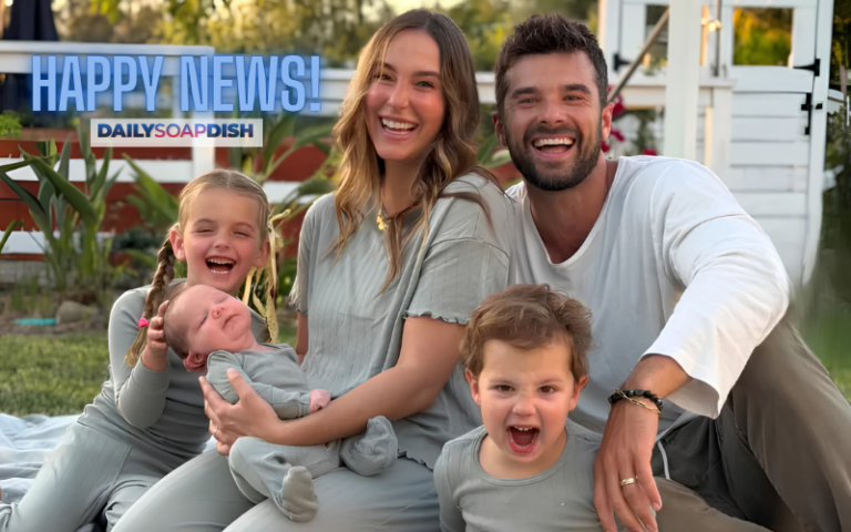 General Hospital: Josh Swickard (Harrison Chase) and His Wife, Lauren, Welcome Third Child, Baby Boy Noah, into the Family!