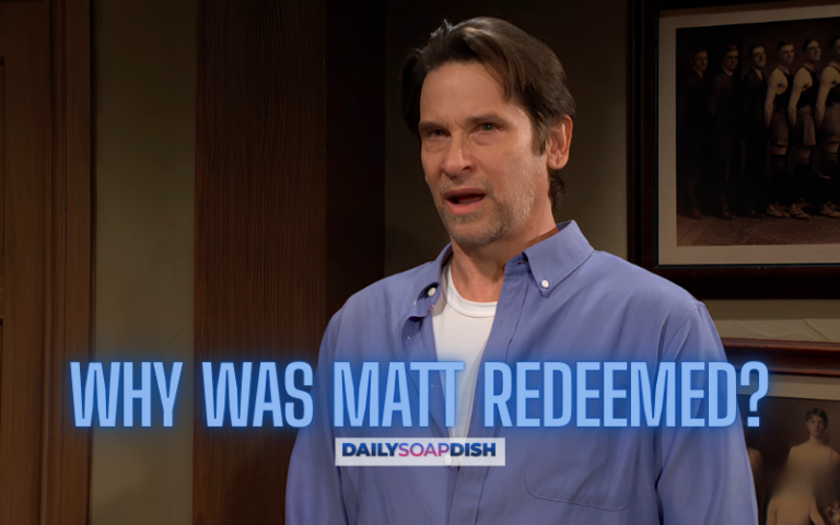 Why Y&R’s Head Writer Josh Griffith Wisely Chose to Redeem Matt Clark So Roger Howarth Can Stick Around!